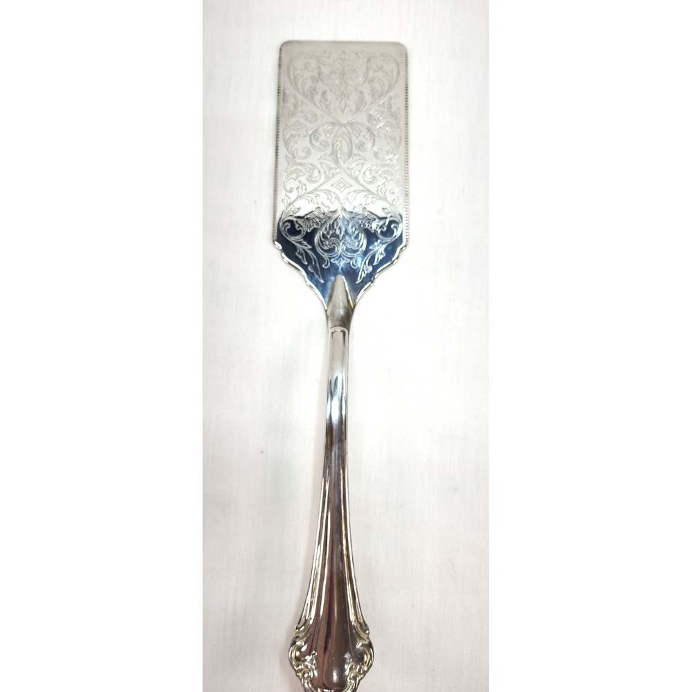 Vintage Sheffield & Co Silver Plated Italy Ornate Cake Pie/Lasagna Server 11.75"